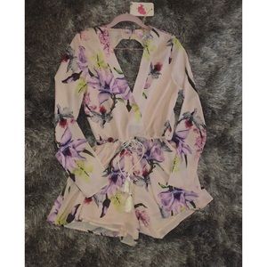 Floral romper (sold)